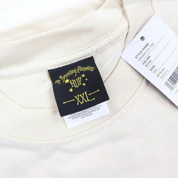 Huf x Smashing Pumpkins Crush Long Sleeve T-Shirt Bone Natural 2XL XXL - NEW - Picture 7 of 7